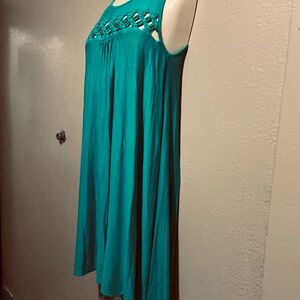 Chelsea & Theodore Teal Dress